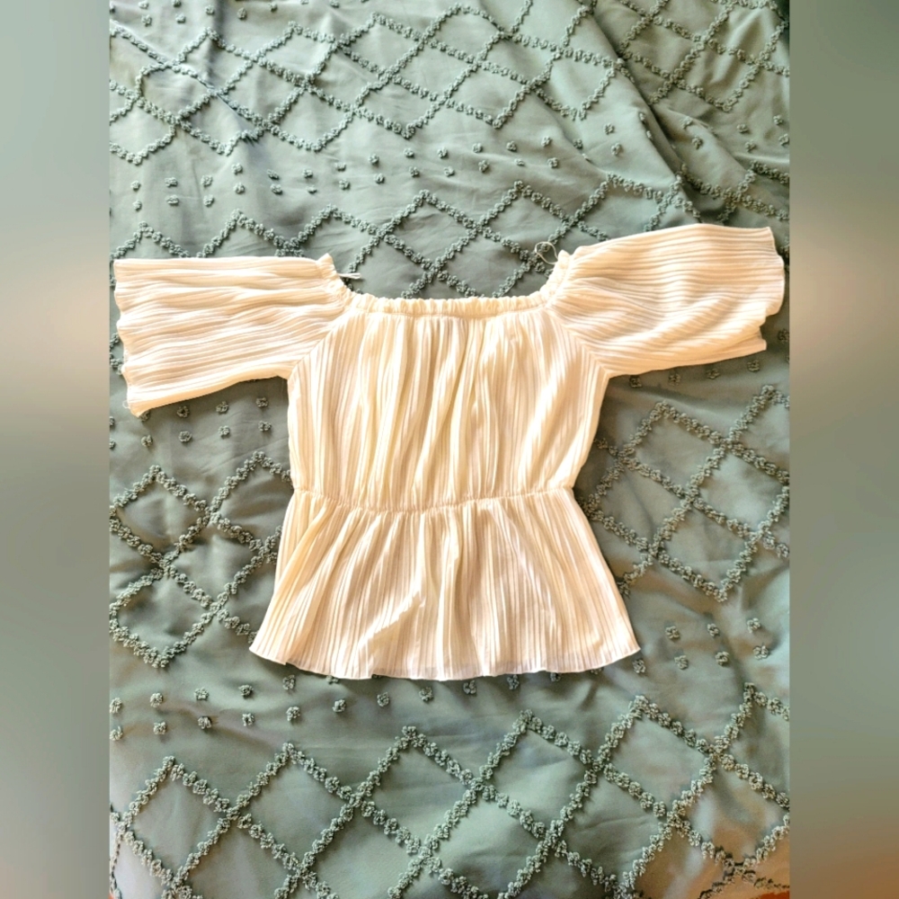 Off The Shoulder Blouse from Express